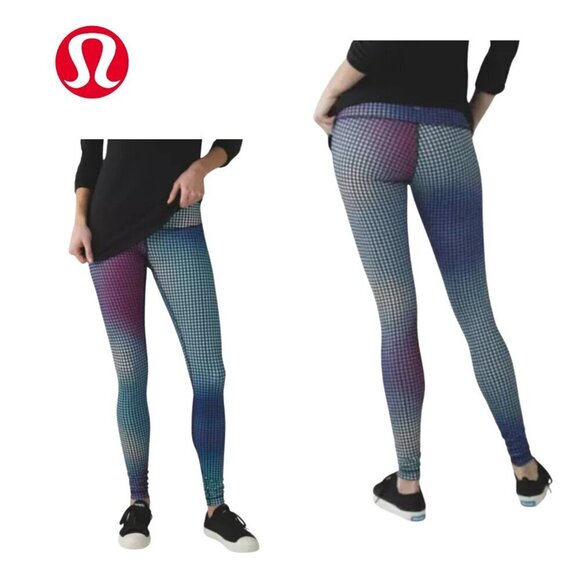 Lululemon Wunder Under Pant III Cosmic Dot in Multicolor Size 4 - Picture 13 of 13